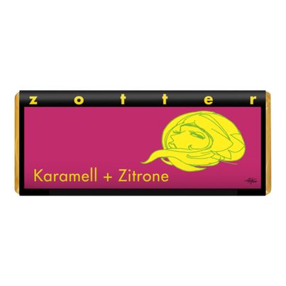 Bio Karamell + Zitrone 70g - 10er Vorteilspack von Zotter