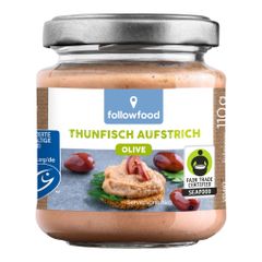 Bio Thunfisch-Aufstrich Olive 110g - 6er Vorteilspack von Followfood