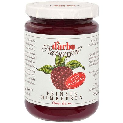 Darbo Naturrein Himbeeren Konfitüre Fein passiert ohne Kerne 450g