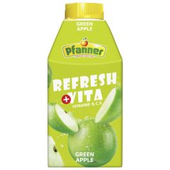Refresh + Vita Green Apple 10% 500ml von Pfanner