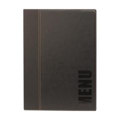 Menükarte Trendy schwarz von Securit