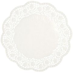 Tortenspitzen weiß rund 28cm 100 Stück