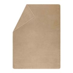 Kuscheldecke Uni 150 x 200 cm - Zement - GRS zertifiziert - von David Fussenegger