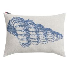 Leinen Kissenhülle Schnecke Farbe Marine 40x60cm von David Fussenegger