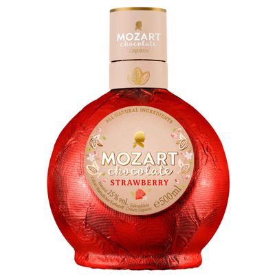 Mozart White Chocolate Cream Strawberry 500ml von Schlumberger