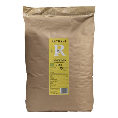 Bio Langkorn Parboiled Reis 25000g von Reyhani Reis