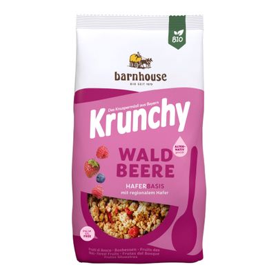 Bio Krunchy Waldbeere 750g - 6er Vorteilspack von Barnhouse