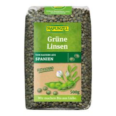 Bio Linsen grün 500g - 6er Vorteilspack von Rapunzel Naturkost