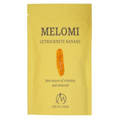 Getrocknete Bananen in Scheiben 70g - Trockenfrüchte - Trockenfrüchte von Melomi
