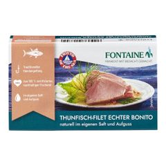 Bio Echter Bonito naturell 120g - 10er Vorteilspack von Fontaine