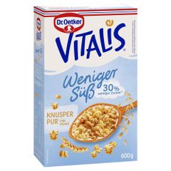 Dr. Oetker Vitalis Less Sweet Crunchy Pure 600 g