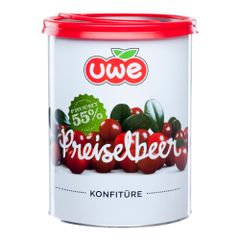 Cranberry Jam Herb 55% 4500g from Unterweger Jams UWE