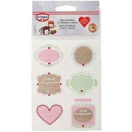 Order Dr. Oetker jar / preserving labels - 1 piece online