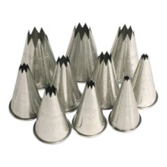 Star nozzle set Inox 12 pieces from Lauterjung