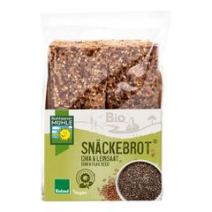 Bio Snäckebrot Chia & Leinsaat 200g - 8er Vorteilspack von Bohlsener Mühle