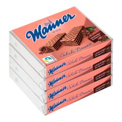 Schoko Brownie Schnitten 4er 300g von Manner