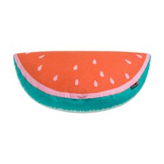 Gefülltes Kissen Melone 35 x 70 cm - Dunkelorange - GRS zertifiziert - von David Fussenegger