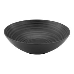 Lava Stone Black bowl diameter 24cm - value pack of 4 from Creatable