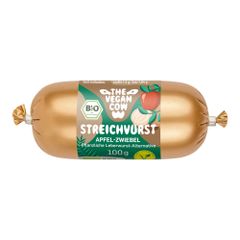 Bio Streichvurst Apfel-Zwiebel 100g - 8er Vorteilspack von The Vegan Cow