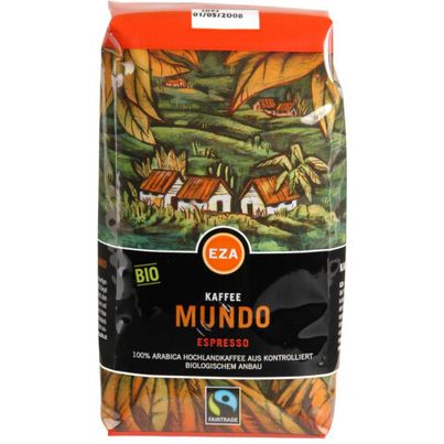 Bio Kaffee Mundo Bohne 500g