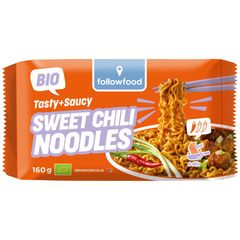Bio Sweet Chili Noodles 160g - 10er Vorteilspack von Followfood
