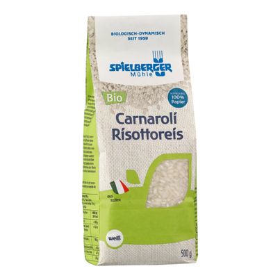 Bio Risottoreis Carnaroli weiß 500g - 4er Vorteilspack von Spielberger Mühle