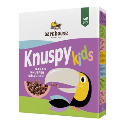 Bio Knuspy Kids Reis-Kakao 250g - 6er Vorteilspack von Barnhouse