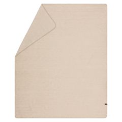 Wolldecke falsches Uni Farbe Natur 160x200cm von David Fussenegger