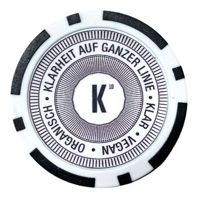 KLARHEIT VODKA Pokerchip Black Edition