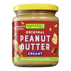 Bio Peanutbutter Creamy 250g - 6er Vorteilspack von Rapunzel Naturkost