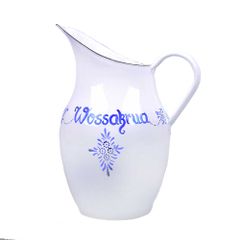 Handbemalter Krug 2.5 Liter gelbgrün