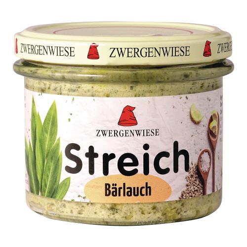 Organic wild garlic spread 180g - value pack of 6 from Zwergenwiese