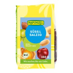 Bio Süß & Salzig Nuss-Frucht-Mix 150g - 8er Vorteilspack von Rapunzel