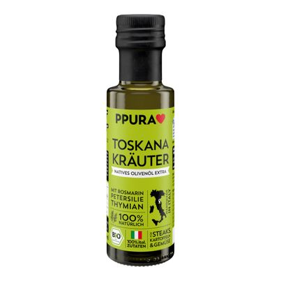 Bio Olivenöl Toskana Kräuter 100ml - 6er Vorteilspack von Ppura