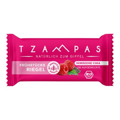 Bio Himbeere Chia die Aufgeweckte 70g - 16er Vorteilspack von Tzampas