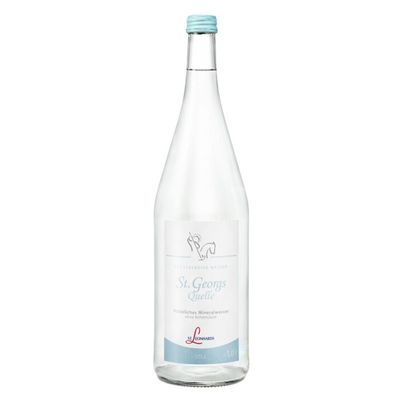 St. Georgsquelle still 1000ml - 6er Vorteilspack - Qualitätswasser von St. Leonhards Quellen