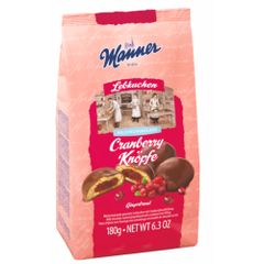 Manner Cranberry Knöpfe Lebkuchen 180g