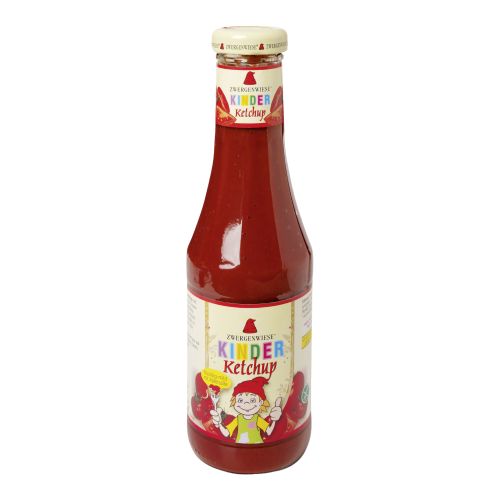 Bio Kinder-Ketchup mit Apfelsüße 500ml - 6er Vorteilspack von Zwergenwiese