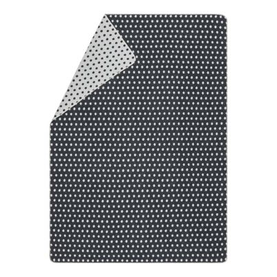 Light Cozy Blanket Polka Dots Color Charcoal 140x200cm by David Fussenegger