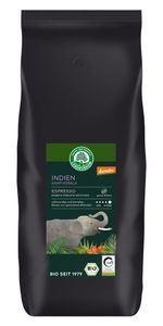 Bio Indien Kaapi Kerala Kaffee Espresso ganze Bohne 1000g - Kaffee von Lebensbaum