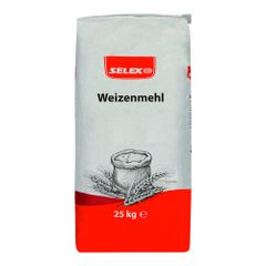 Weizenmehl 480 griffig 25000g von Selex