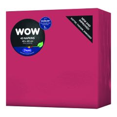 Dunilin Serv. bordeaux 40x40 45ct von Duni