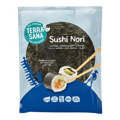 Bio Sushi Nori 25g - 12er Vorteilspack von Terrasana