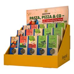 Bio Italien Pultdisplay von Sonnentor