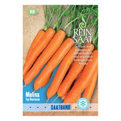 Organic Nantaise Carrot ‘Melina’ Seeds – 5-pack value pack from Reinsaat