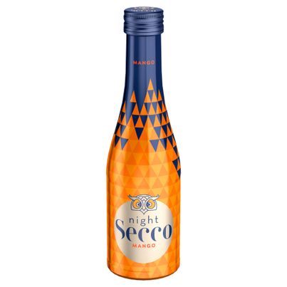 Night Secco Mango 200ml - Ready-To-Drink Cocktail für den perfekten Start in die Nacht - Prickelnd-fruchtiger Genuss von NightSecco