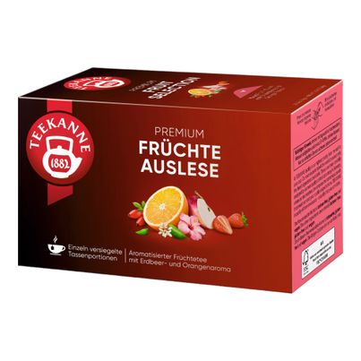 Fruit tea 20 bags of teapot
