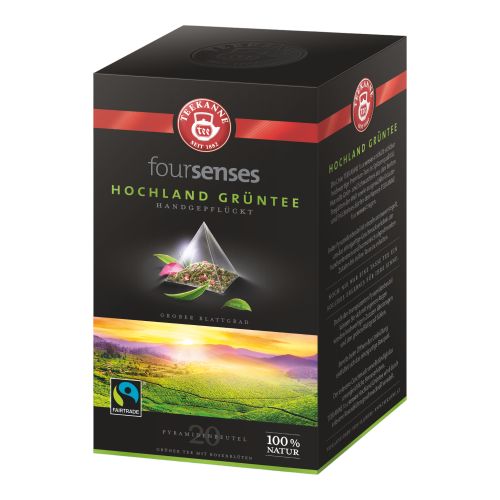 Foursenses highland green tea 20 bags of Teekanne