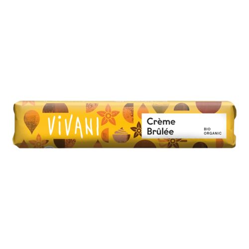 Bio Crème Brûlée Schokoriegel 40g von Vivani