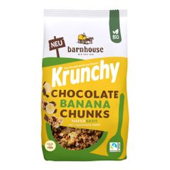 Bio Krunchy Chocolate Banana Chunk 450g - 6er Vorteilspack von Barnhouse